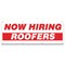 Signmission Now Hiring Roofers Banner Apply Inside Accepting Application Single Sided B-96-30298 - alternate 1